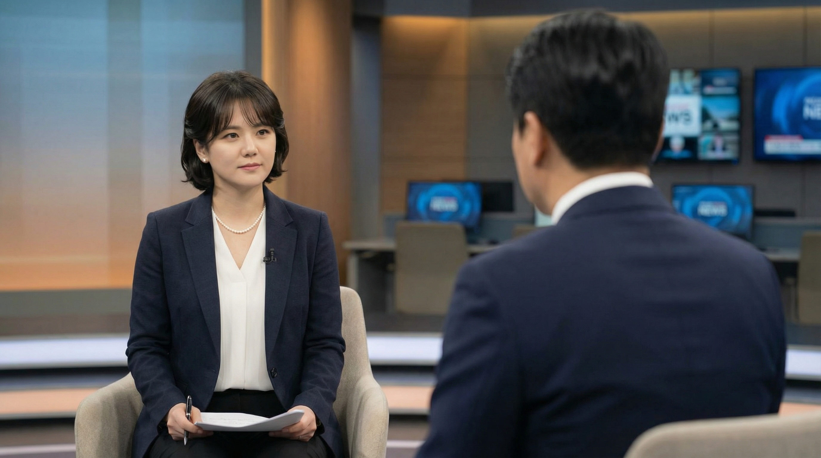 AI PRESENTER 뉴스 콘텐츠 장면